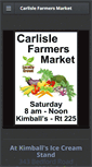 Mobile Screenshot of carlislefarmersmarket.org